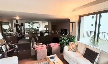 Apartamento com 4 quartos à venda na rua do chá, --, real parque, são paulo, 285 m2 por r$ 1.650.000