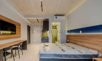 Apartamento com 1 quarto à venda na alameda dos maracatins, --, moema, são paulo, 28 m2 por r$ 490.000