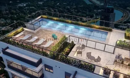 Apartamento com 1 quarto à venda na rua pais leme, --, pinheiros, são paulo, 24 m2 por r$ 390.000