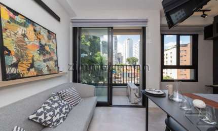 Apartamento com 1 quarto à venda na Rua Oscar Caravelas, --, Vila Madalena, São Paulo, 25 m2 por R$ 557.000