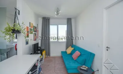 Apartamento com 1 quarto à venda na rua torres da barra, --, água branca, são paulo, 36 m2 por r$ 370.000