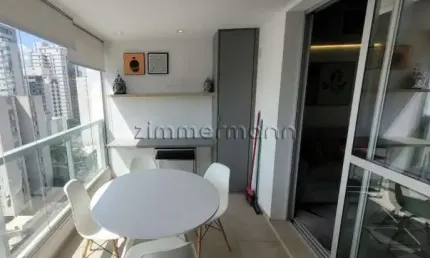 Apartamento com 1 quarto à venda na avenida aratãs, --, moema, são paulo, 37 m2 por r$ 735.000
