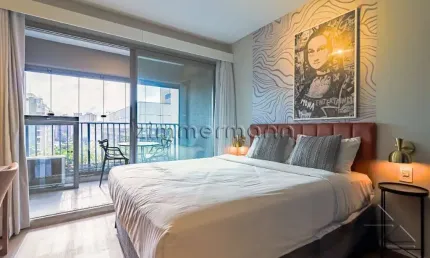 Apartamento com 1 quarto à venda na Avenida dos Eucaliptos, --, Moema, São Paulo, 29 m2 por R$ 560.000
