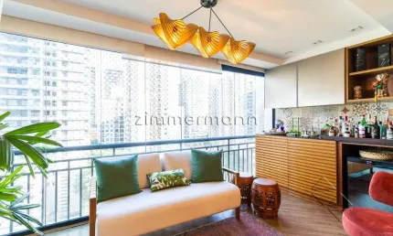 Apartamento com 3 quartos à venda na praça princesa isabel, --, brooklin, são paulo, 125 m2 por r$ 1.840.000