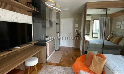Apartamento com 1 quarto à venda na rua cardeal arcoverde, --, pinheiros, são paulo, 28 m2 por r$ 600.000