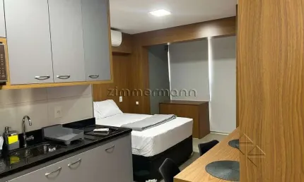 Apartamento com 1 quarto à venda na américo jacomino, --, vila madalena, são paulo, 25 m2 por r$ 500.000