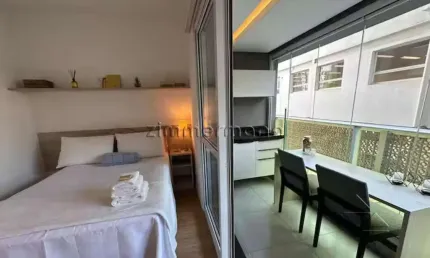Apartamento com 1 quarto à venda na rua turiassu, --, perdizes, são paulo, 24 m2 por r$ 532.000