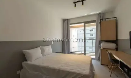 Apartamento com 1 quarto à venda na rua apiacás, --, perdizes, são paulo, 24 m2 por r$ 560.000