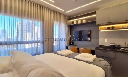 Apartamento com 1 quarto à venda na rua padre chico, --, perdizes, são paulo, 24 m2 por r$ 650.000
