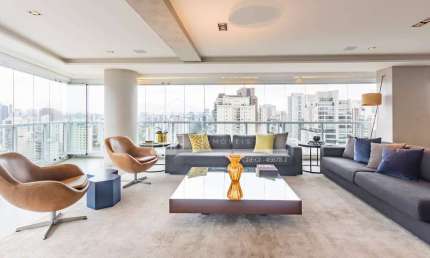 Apartamento para alugar com 3 suítes no Campo Belo.