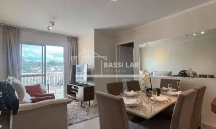 Apartamento à  Venda ,65 m² com 3 dormitórios e 1 suíte em Interlagos.