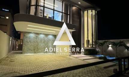 Priscila Dutra | Lauro de Freitas |  Porteira Fechada | 381m² | Piscina C/ Hidro | Escritório | Automatizada | 4 Suítes