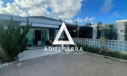 Vila de Abrantes | Casa Térrea Decorada | 2/4 | Suíte Reversível para 3/4 | Piscina Privativa | 150m² | Nascente Total | 3 Vagas