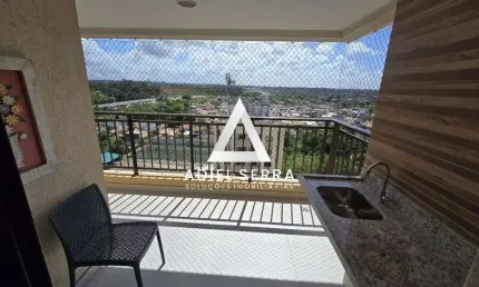 Stupendo Piatã | 67,74m² | 2/4 | 1 Suíte | Porteira Fechada | Varanda Gourmet | Andar Alto | Total Infraestrutura de Lazer