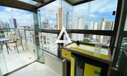 COBERTURA CIDADE JARDIM | 2/4 | 140m² | PISCINA PRIVATIVA | DECORADA | TOTAL INFRAESTRUTURA DE LAZER