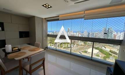 SALVADOR PRIME | CAMINHO DAS ÁRVORES | 51m² | 1/4 COM SUÍTE | NASCENTE | MOBILIADO | DECORADO | ANDAR ALTO