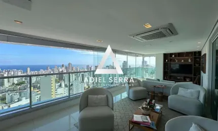 GRAÇA | 261m² | 4 SUÍTES | VARANDÃO GOURMET | NASCENTE | ANDAR ALTO | 4 VAGAS + DEPÓSITO