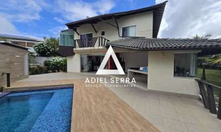 Busca Vida | 450m² C/ 1175m² de Terreno | 3 Suítes | Dependência Completa | Poço Artesiano | Irrigação Automatizada | Total Infraestrutura de Lazer