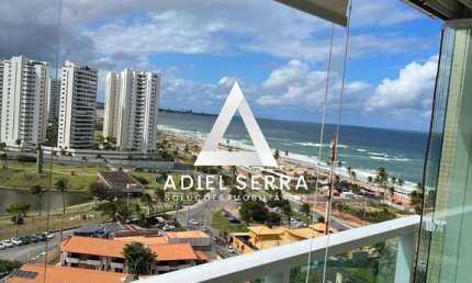 Felice Pituaçu | Nascente | Vista Mar | Andar Alto | 75m² | 2/4 | 1 Suíte | Varanda Gourmet | 1 Vaga | 3 Elevadores | Pastilhado