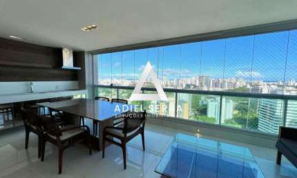 Alto do Itaigara - 155m² - 3/4 C/ 3 Suítes - Nascente - Decorado - Lavabo - Suíte Master - Nanoglass - Dependência - Total Infraestrutura de Lazer