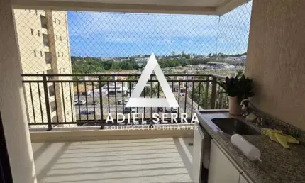 Stupendo Piatã - 2 quartos sendo uma suíte - 67,74m² - Varanda gourmet - Vista mar - Super Ventilado - 1 vaga - Infraestrutura completa