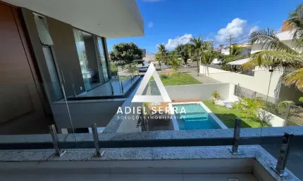 Guarajuba - 5 suítes - Piscina e área gourmet - 350 metros da praia - Energia solar - Condomínio Paraíso - Escriturada - 4 vagas