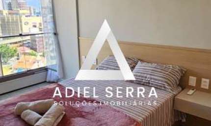 ZN Barra - Studio com 22m² - Nascente - Armários - Reformado - Andar alto - Mobiliado - Lazer completo
