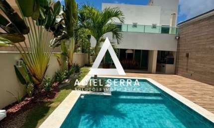Alphaville Salvador 2 - 4/4 sendo 3 suítes - Armários - Reformada - Piscina e área gourmet - Poço - 4 vagas