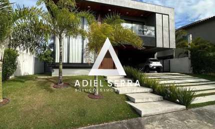 Alphaville Litoral Norte 1 - Casa com 4 suítes - Energial Solar - Fino acabamento - Poço - Piscina e área gourmet