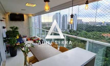 Greenville Platno - 2/4 com suíte + home - 110m² - Andar alto - Reformado - Varanda com churrasqueira - Armários - 2 vagas - Lazer completo