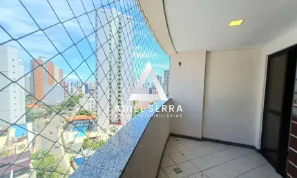 Pituba - 88m² -- 3 quartos sendo 1 suíte - Nascente - Ventilado - Varanda - Armários - Área de serviço - 3 banheiros - 2 vagas