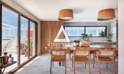 Cobertura duplex - Armação - 3 suítes + home - Piscina e área gourmet - 350m² - Fino acabamento - Bancadas - Vista mar - Reformado - 3 vagas