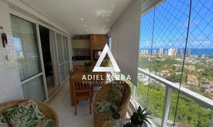 Greenville - Platno - 110m² - Nascente - Andar alto - Vista mar - 3 quartos sendo 1 suíte - Home Office - Varanda Gourmet - Armários - 2 vagas
