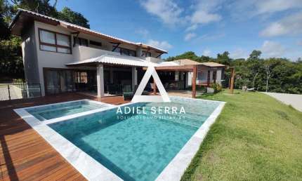 Praia do Forte - Triplex - 800m² total - 4 suítes - 2 lavabos - Sala ampla - Varanda Gourmet - Piscina c/ deck -  Armários - Climatizado -  9 vagas