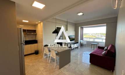 Caminho das Árvores - 65m² - Mobiliada - Decorado - Nascente - 2 suítes - Varanda integrada - Climatizado - 1 vaga - Condomínio c/ infraestrtura