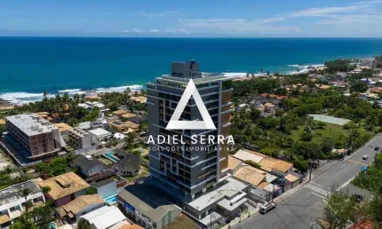 Itapuã - 33,9m² - Studio - Vista mar - Novo - Garantia 5 anos - Varanda - Cozinha - Nascente - Condomínio com infraestrutura