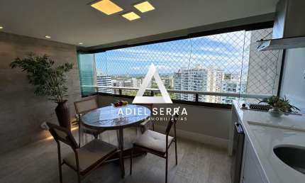 Alphaville Salvador - 107m² - Nascente - Ventilado - Andar alto - Vista mar - 3 quartos sendo 2 suítes - Varanda Gourmet - Varanda - 2 vagas