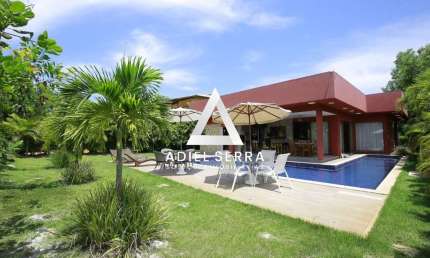 Itacimirim - 1.000m² total - PORTEIRA FECHADA - 4 suítes - Climatização - Espaço Gourmet - Piscina - Churrasqueira - 3 vagas