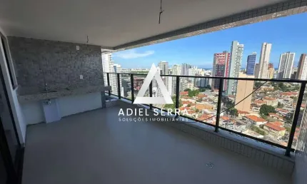 Caminho das Árvores - 114m² - Vista mar - Nascente total - Andar alto - 3 suítes - Varanda Gourmet - Lavabo - Cozinha - Dependência completa - 2 vagas