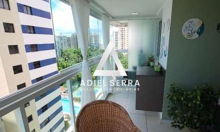 Alphaville Salvador 1 - 2/4 sendo uma suíte - 79 m² - Andar alto - Varanda - Home Office - 1 vaga