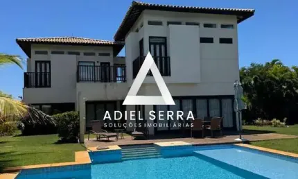 Costa de Sauípe - 1.100m² total - PORTEIRA FECHADA - Mobiliada - Decorada - 4 suítes - 5 vagas