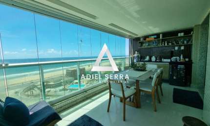 Armação - 112m² - Andar alto - Nascente - Frente mar - 3 quartos sendo 1 suíte - Varanda Gourmet - Móveis planejados - Climatizado - 3 vagas