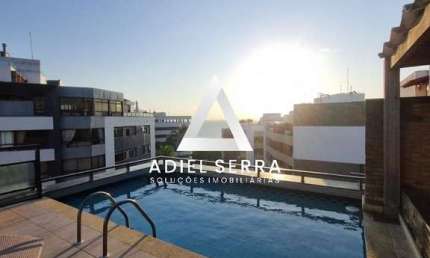 Rio Vermelho - Cobertura - 442m² - Vista mar - 5 suítes - Piscina privativa - Área Gourmet - 7 banheiros - Armários - Dependência completa - 5 vagas