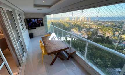 Greenville Platno - 3/4 com 2 suítes - 110m² - Andar alto - Vista Mar - 2 vagas soltas - Armários - Melhor prumada - Lazer completo