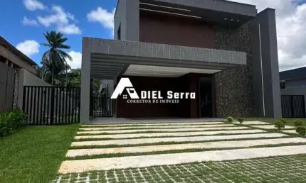 Alphaville litoral norte 3 - 4 suítes - closets - varanda - despensa - quarto multifuncional - piscina - deck - espaço gourmet - 2 vagas