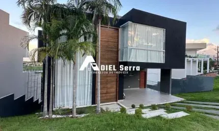 Alphaville litoral norte 2 - 512m² total - 5 quartos - 4 suítes - despensa - varanda - closets - piscina privativa - espaço gourmet - 2 vagas cobertas