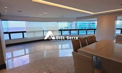 Morro do Gato - 224,50m² - Vista mar - 4 suítes - Varanda - Lavabo - Rouparia - Dependência completa - 5 vagas - Condomínio c/ infraestrutura