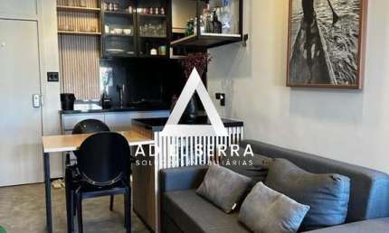 Barra | Studio | 36m² | Porteira Fechada | Reformado | Nascente | Climatizado | Decorado | Serviço de flat | Academia | Total infraestrutura