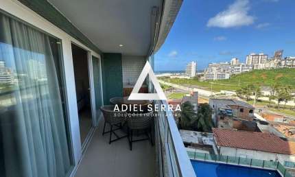 Jardim Armação | Evolution | 77m² | 2 Suítes | Vista Mar | Mobiliado | Total infraestrutura de lazer