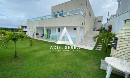 Alphaville Litoral Norte 2 | Casa Alto Padrão | 6 Suítes | 380m² | Piscina | Porteira Fechada